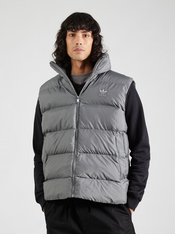 Gilet di ADIDAS ORIGINALS in grigio: frontale