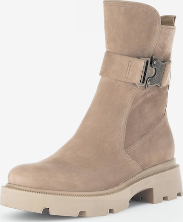 GABOR Ankle Boots in Beige: front