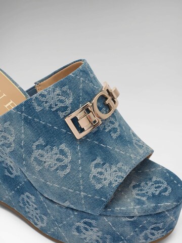 GUESS Sandals 'Evenza' in Blue