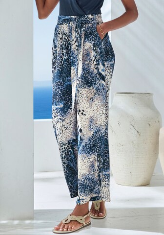 LASCANA Loosefit Broek in Blauw: voorkant