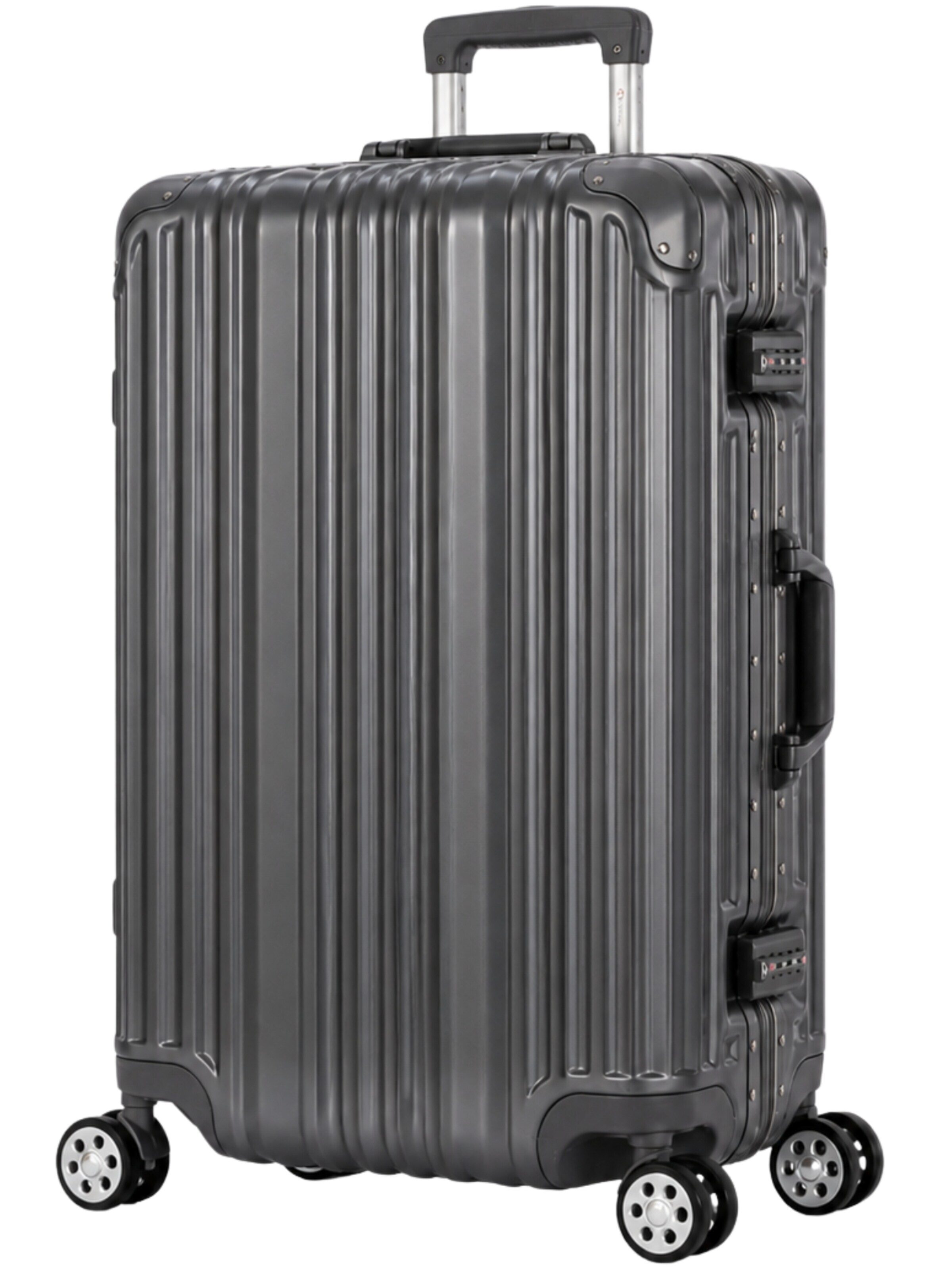 Travelhouse Suitcase 'London' in Grey: front