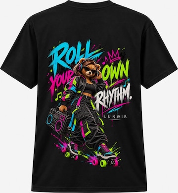 LUNØIR Studio Shirt 'BOSS Femme Roller Rhythm' in Schwarz: Vorderseite