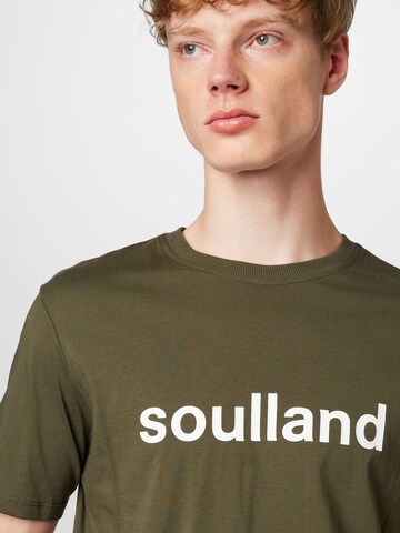 Soulland T-Shirt 'Chuck' in Grün