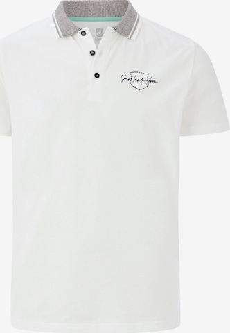 Jan Vanderstorm Poloshirt 'Jorklan' in Weiß: Vorderseite