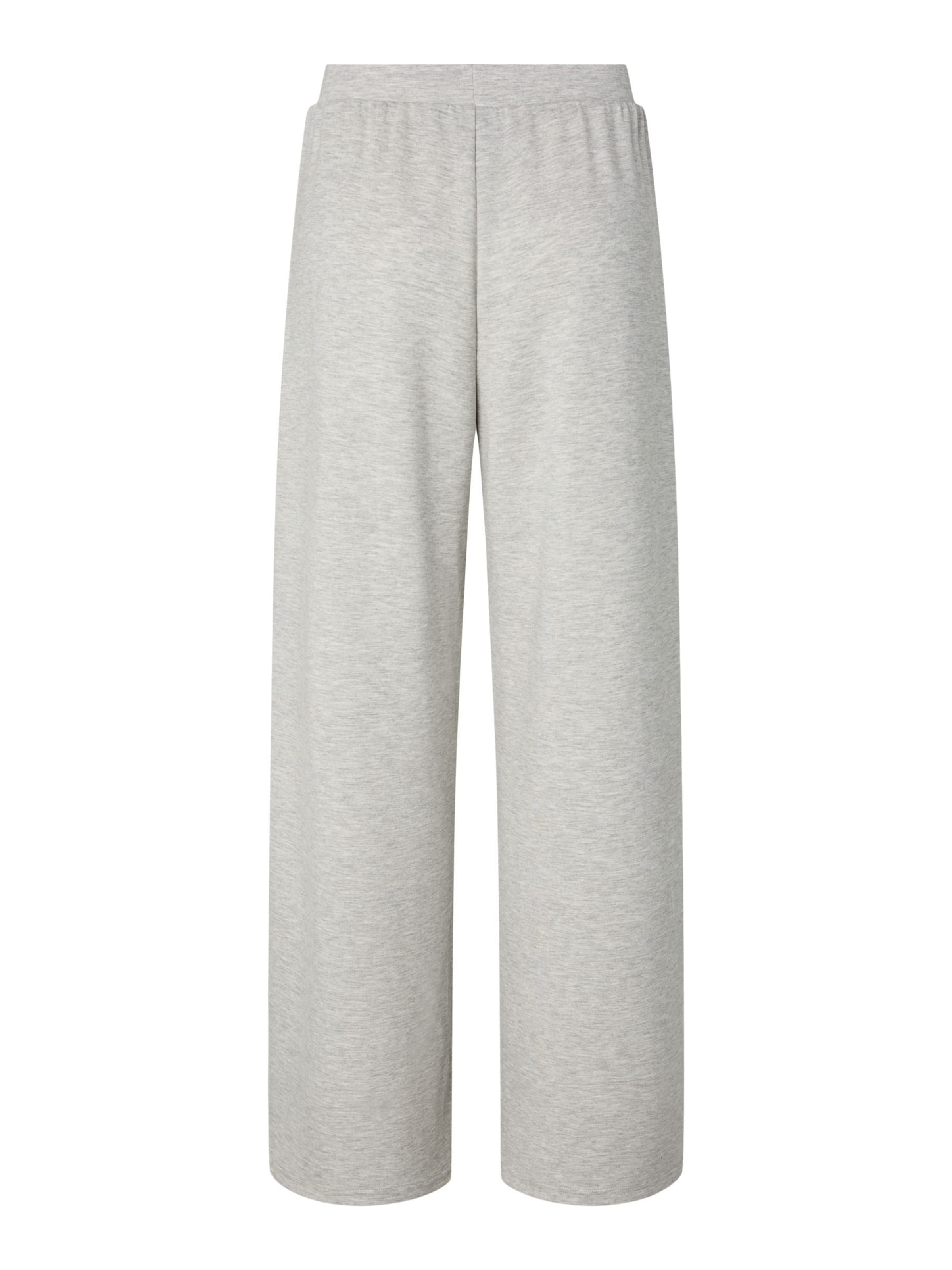PIECESLoosefit Hlače 'PCPolly' - siva boja