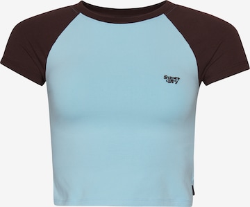 Superdry T-Shirt in Blau: predná strana