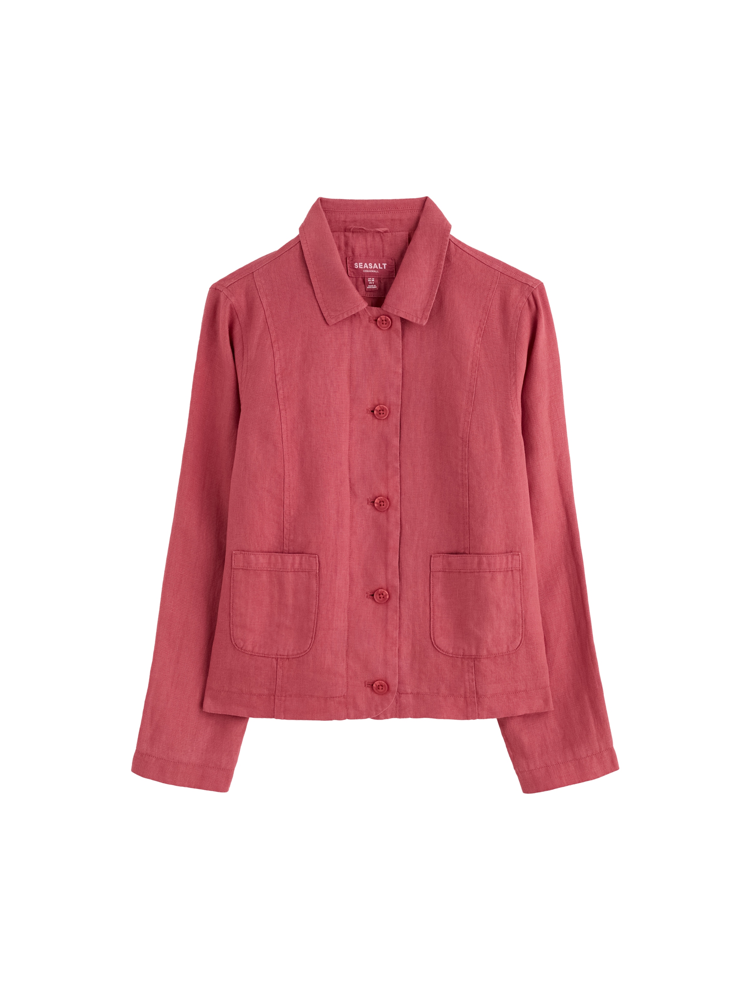 Seasalt Cornwall Tussenjas 'Arame' in Roze: voorkant