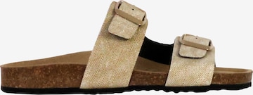 Mule GEOX en or : devant