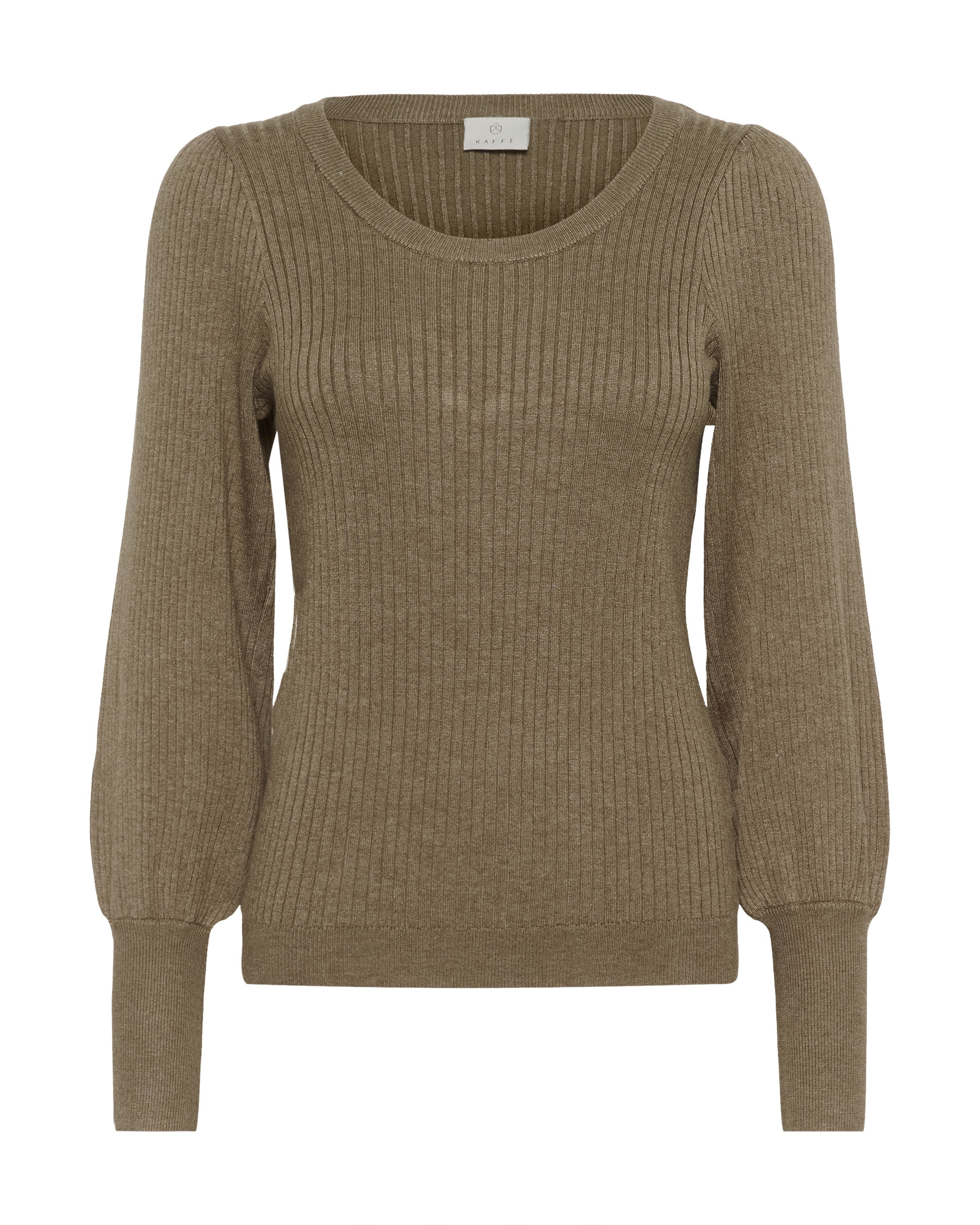 Kaffe Pullover 'Dora' in Braun: Vorderseite