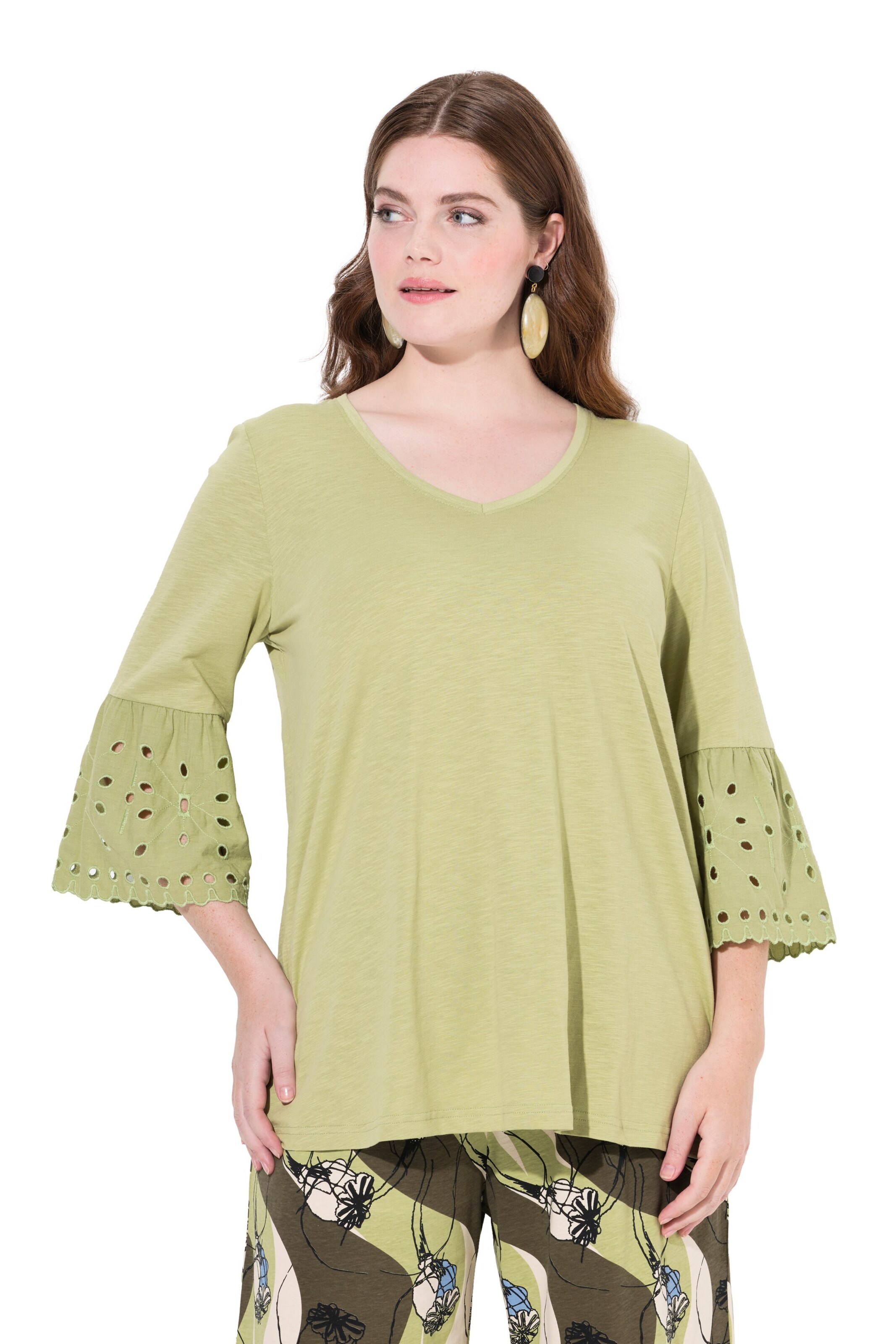 Ulla Popken Särk, värv roheline: eest vaates