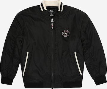 juoda CONVERSE Demisezoninė striukė: priekis