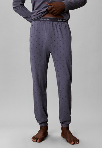 Pyjama long 'HOLIDAY' Calvin Klein Underwear en bleu