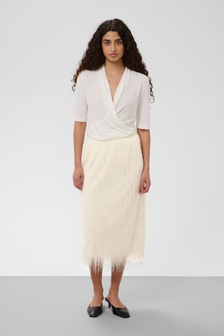 Jupe 'SLDacre' SOAKED IN LUXURY en blanc