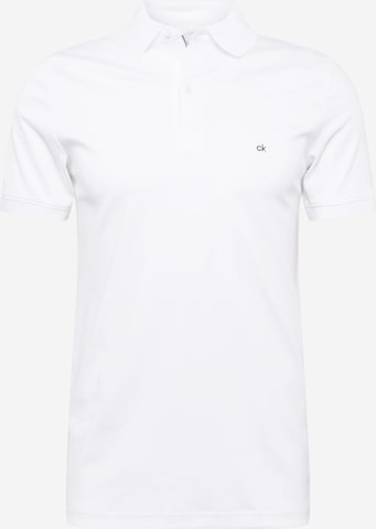 T-Shirt Calvin Klein en blanc : devant