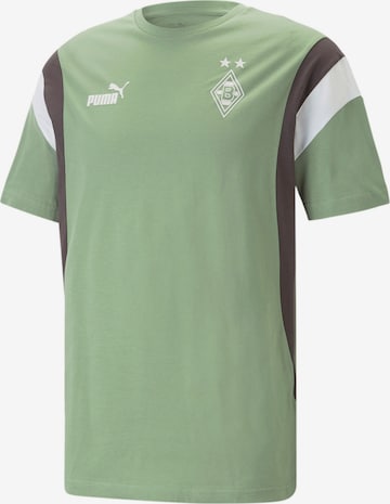 PUMA Λειτουργικό μπλουζάκι 'Borussia Mönchengladbach' σε πράσινο: μπροστά