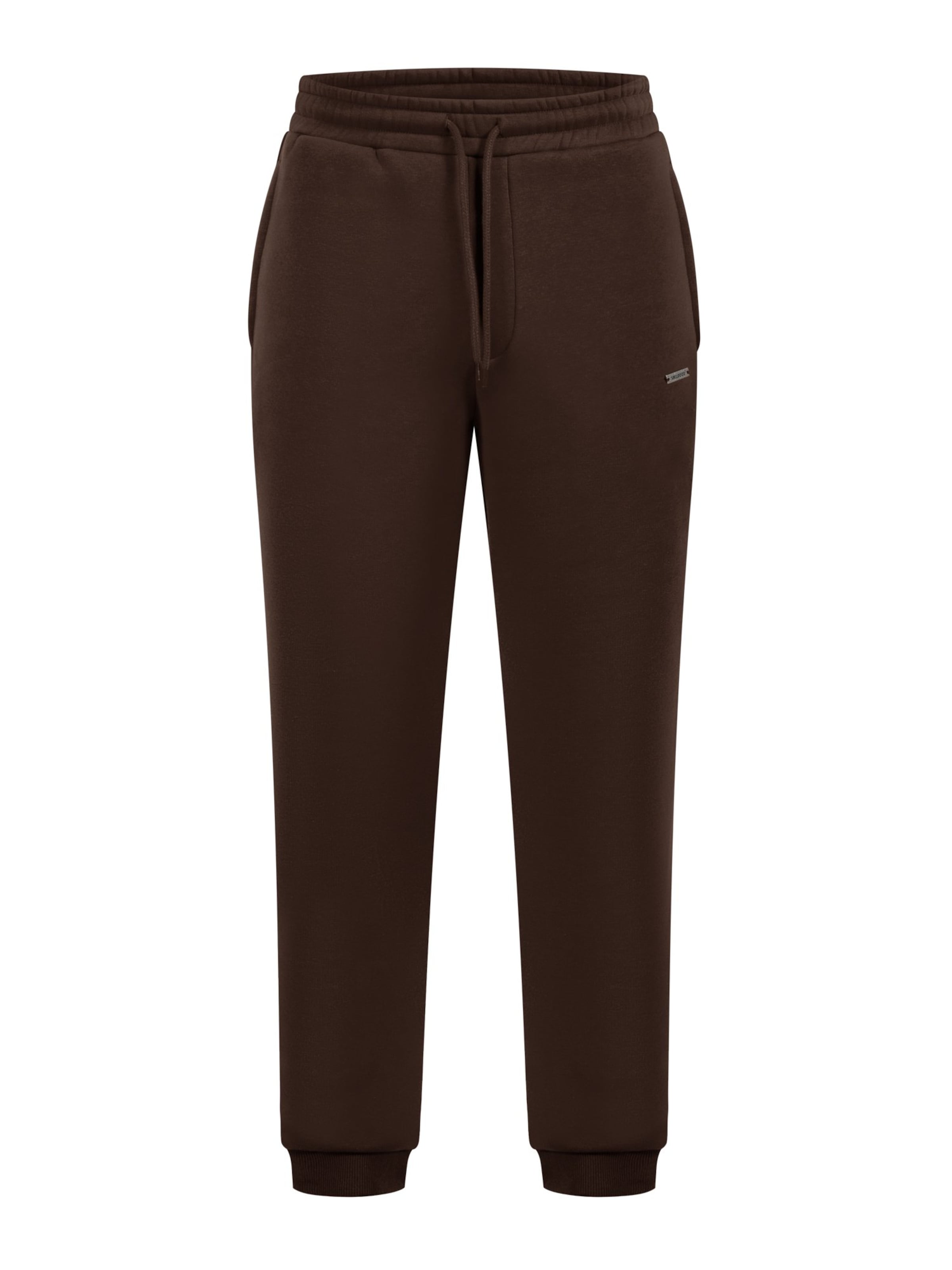 Smilodox Pantalon en brun foncé, Vue avec produit