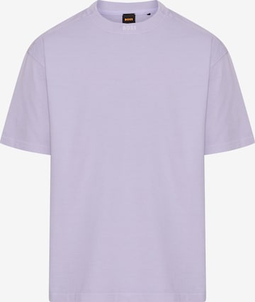 BOSS Orange Shirt in Purple: front