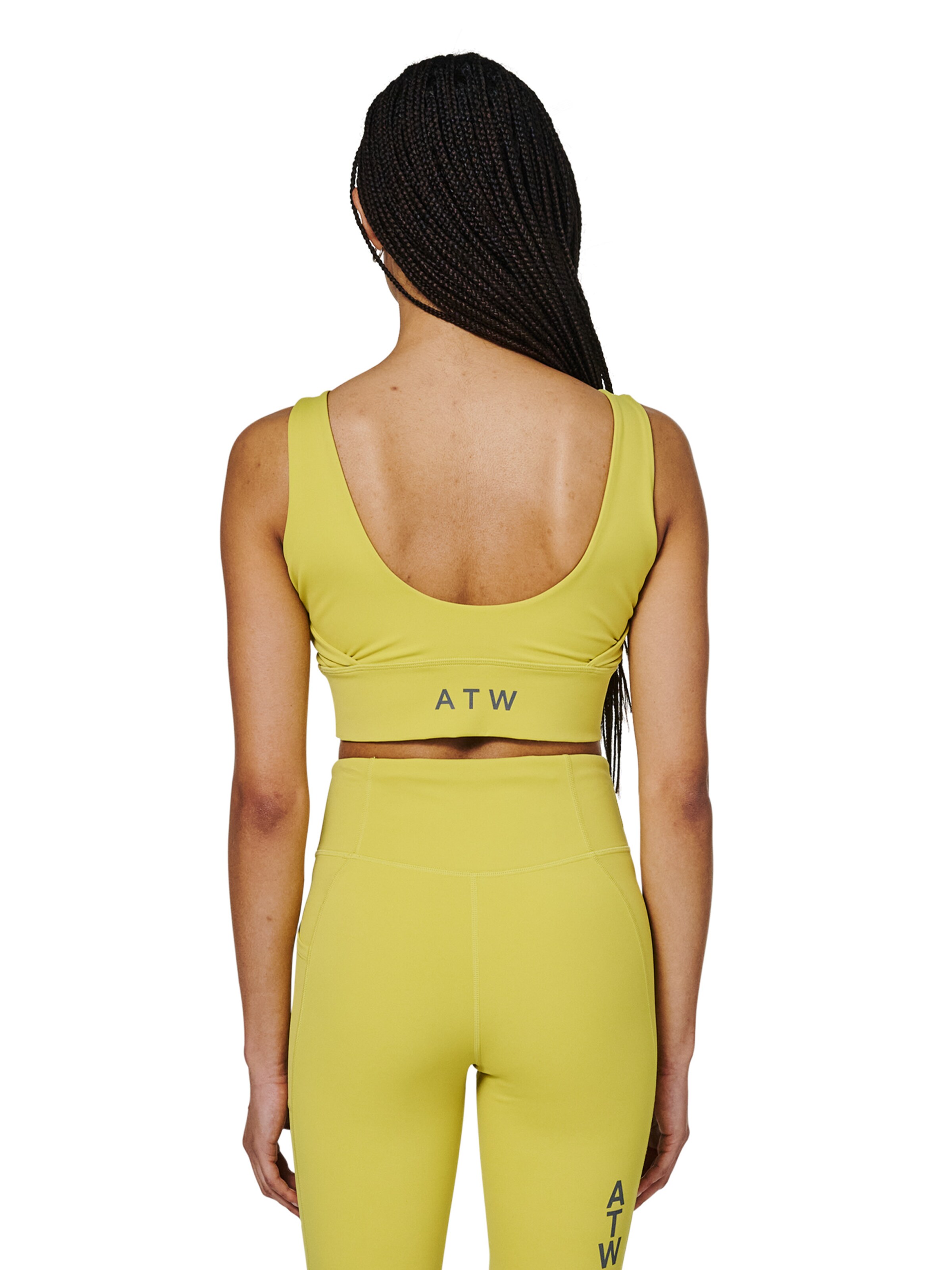 HALO Bustier Sporttop in Grün