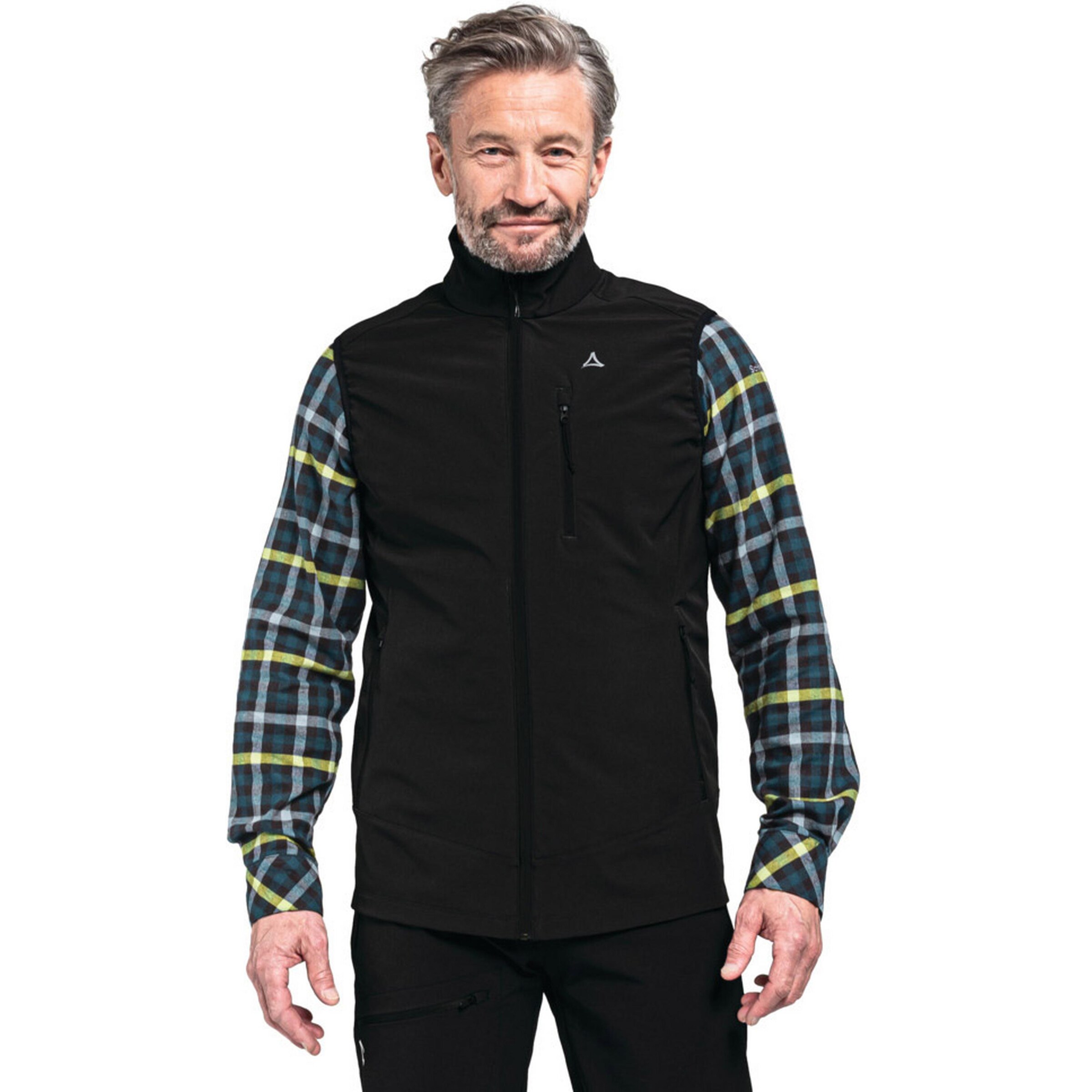 Gilet sportivo 'Martinau' di Schöffel in nero: frontale