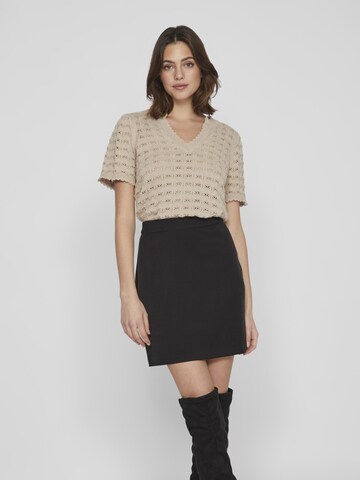 Pull-over VILA en beige : devant