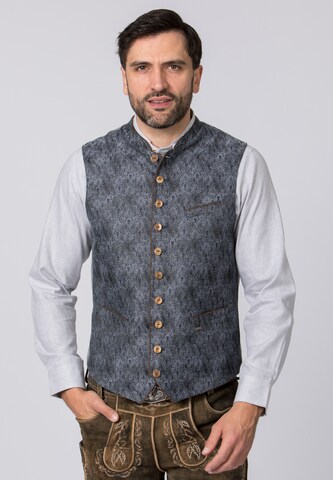 STOCKERPOINT Traditional vest 'Christiano' in Blue: front