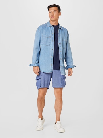 SikSilk Loosefit Shorts in Blau