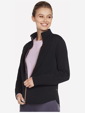 SKECHERS Sportjas 'Skechers The GO WALK Shine Jacket' in Zwart