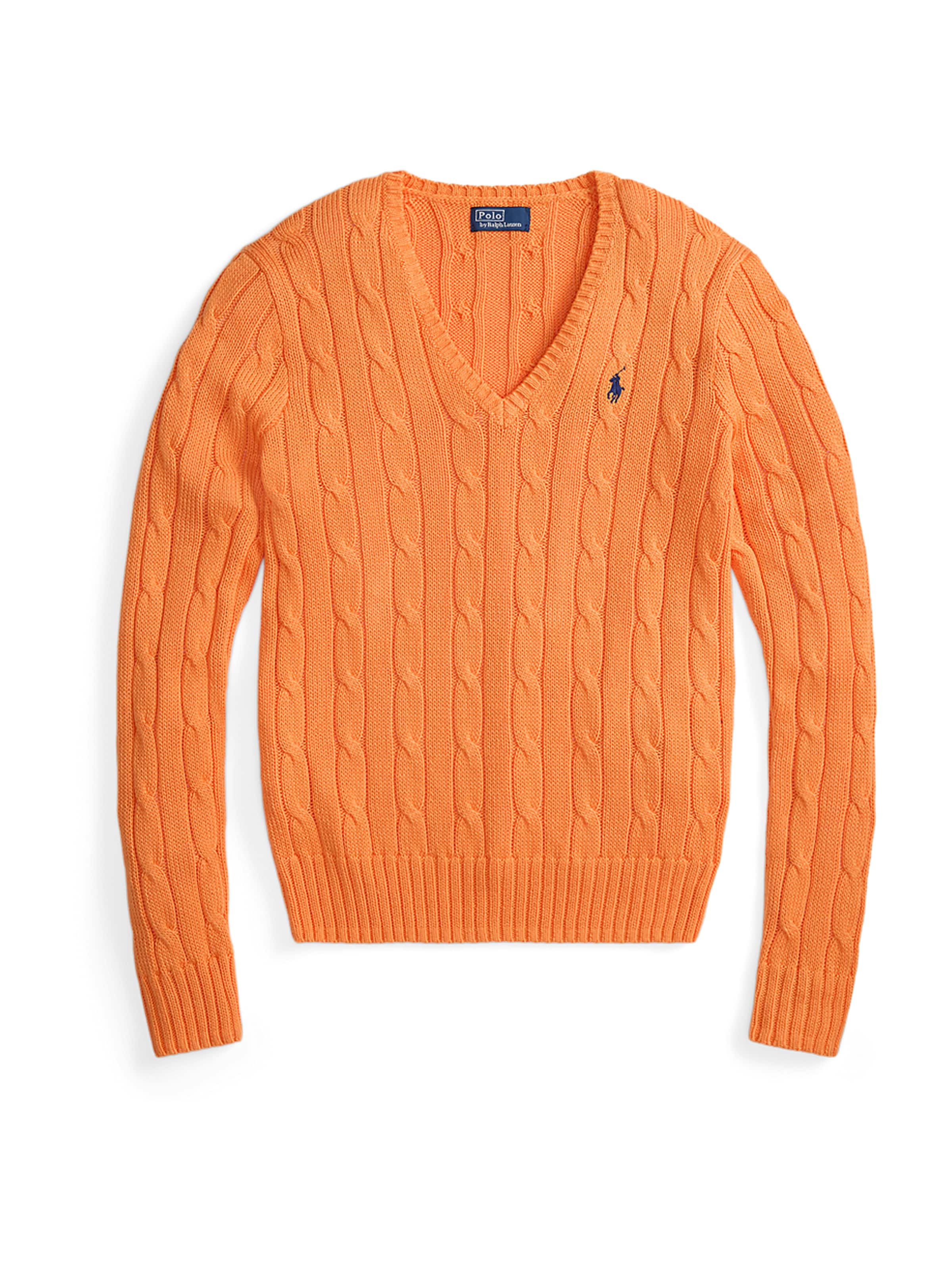 Pull-over Polo Ralph Lauren en orange : devant