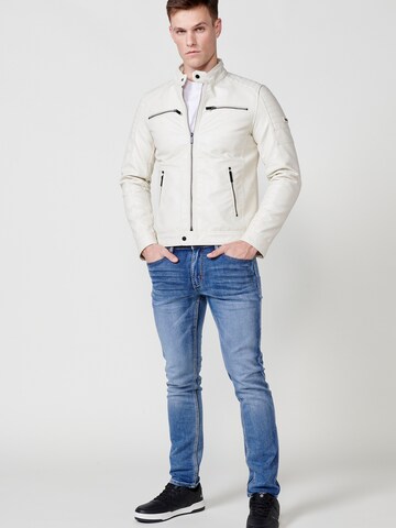 Veste mi-saison KOROSHI en blanc