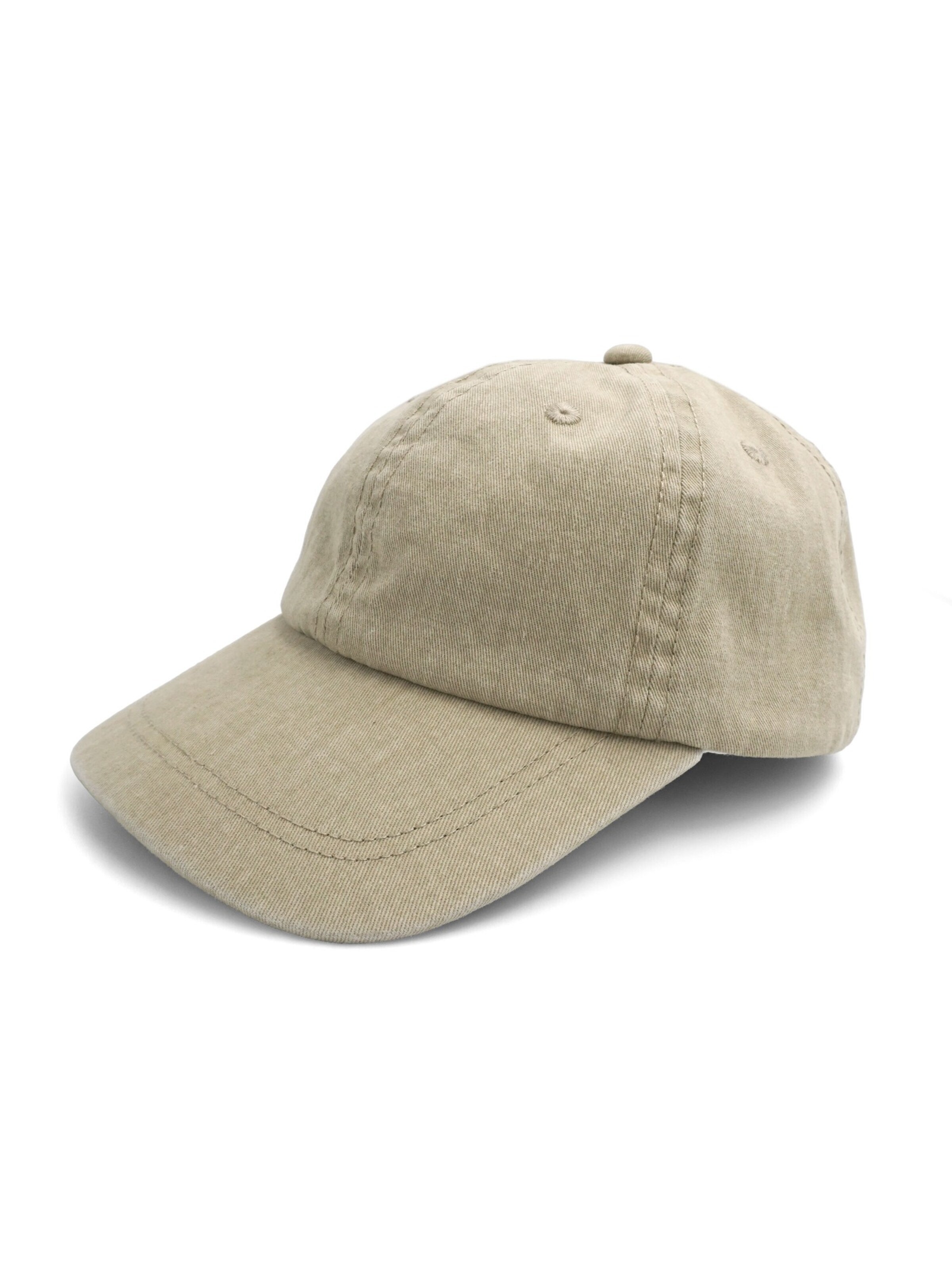 MAXIMO Hat 'KIDS-Cap Waschoptik,  Metallverschluß' in Beige: front