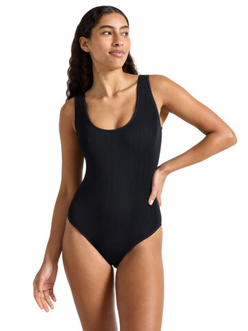 Lindex Бюстье Купальник 'Honey Crepe One Size fits all' в Черный: спереди