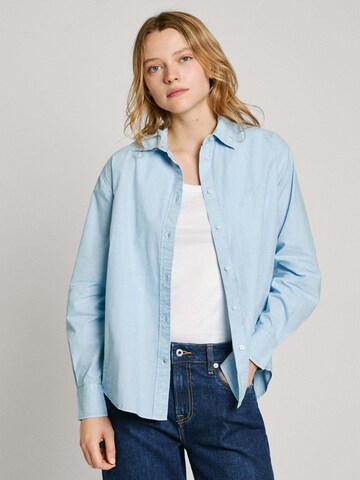 Pepe Jeans Bluse 'Bego' in Blau: Vorderseite