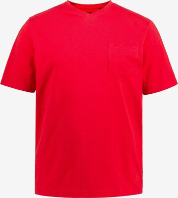 JP1880 Shirt in Rood: voorkant