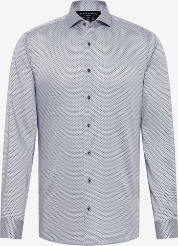 ETERNA Slim fit Business Shirt in Grey: front