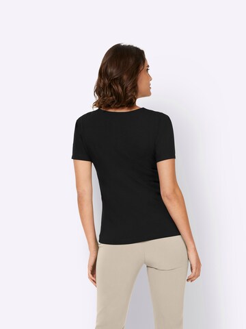 heine T-Shirt in Schwarz