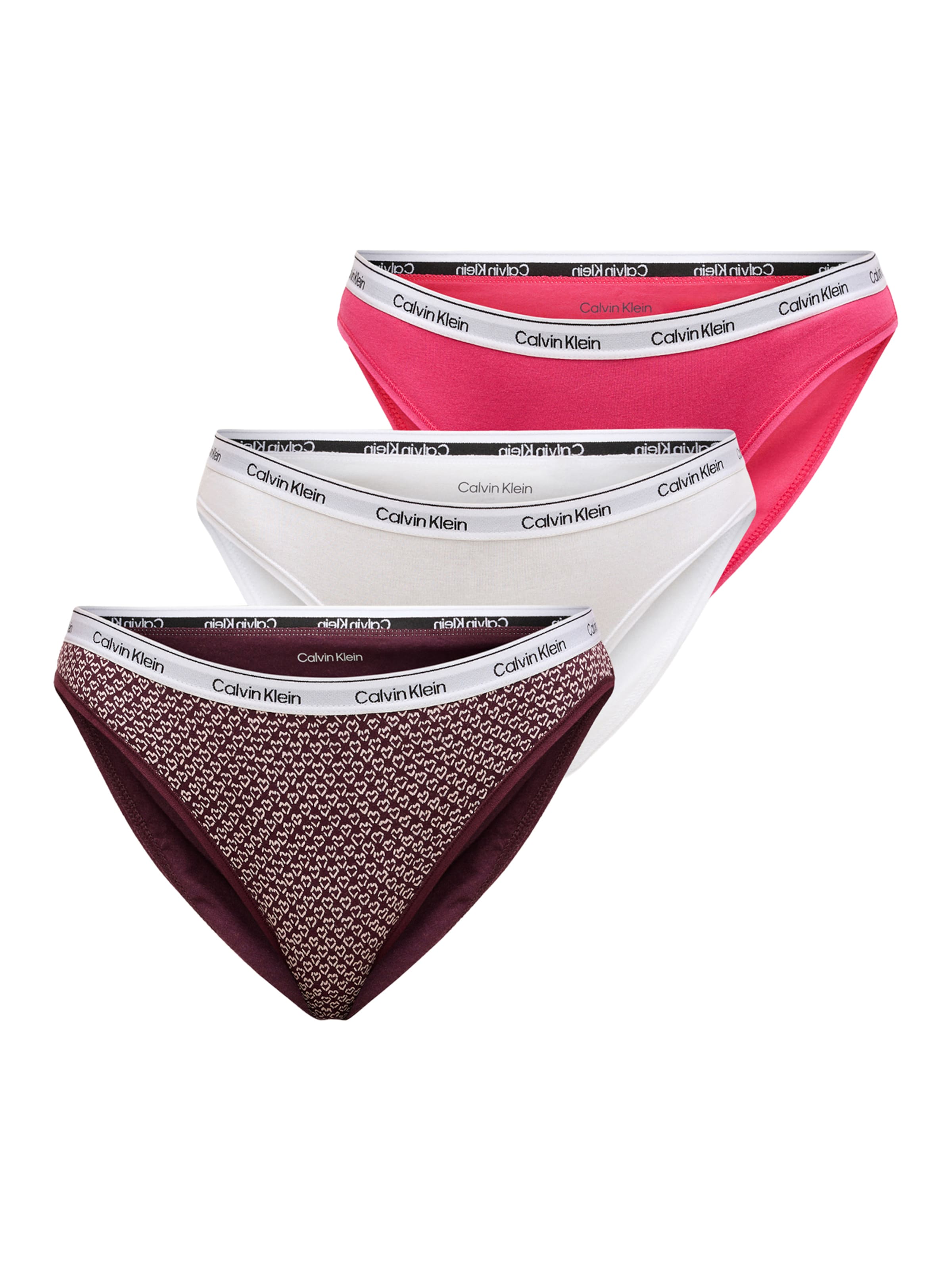 Slip Calvin Klein Underwear en rose : devant