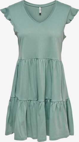 Robe 'May' ONLY en vert : devant