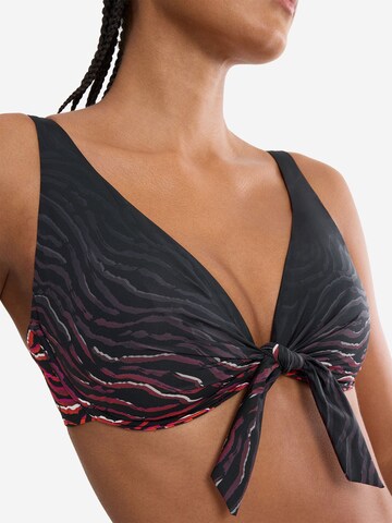 TRIUMPH T-shirt Bikini Top ' Red Label Summer Wild ' in Brown
