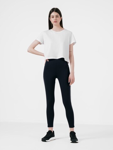 Skinny Pantalon de sport 4F en bleu