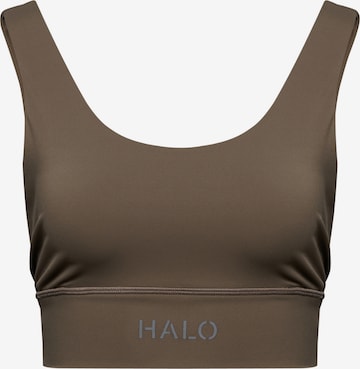 HALO Sports top in Brown: front