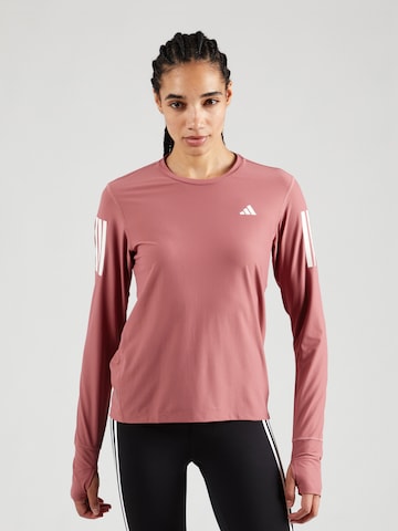 ADIDAS PERFORMANCE Performance shirt 'Own The Run' in Pink: front