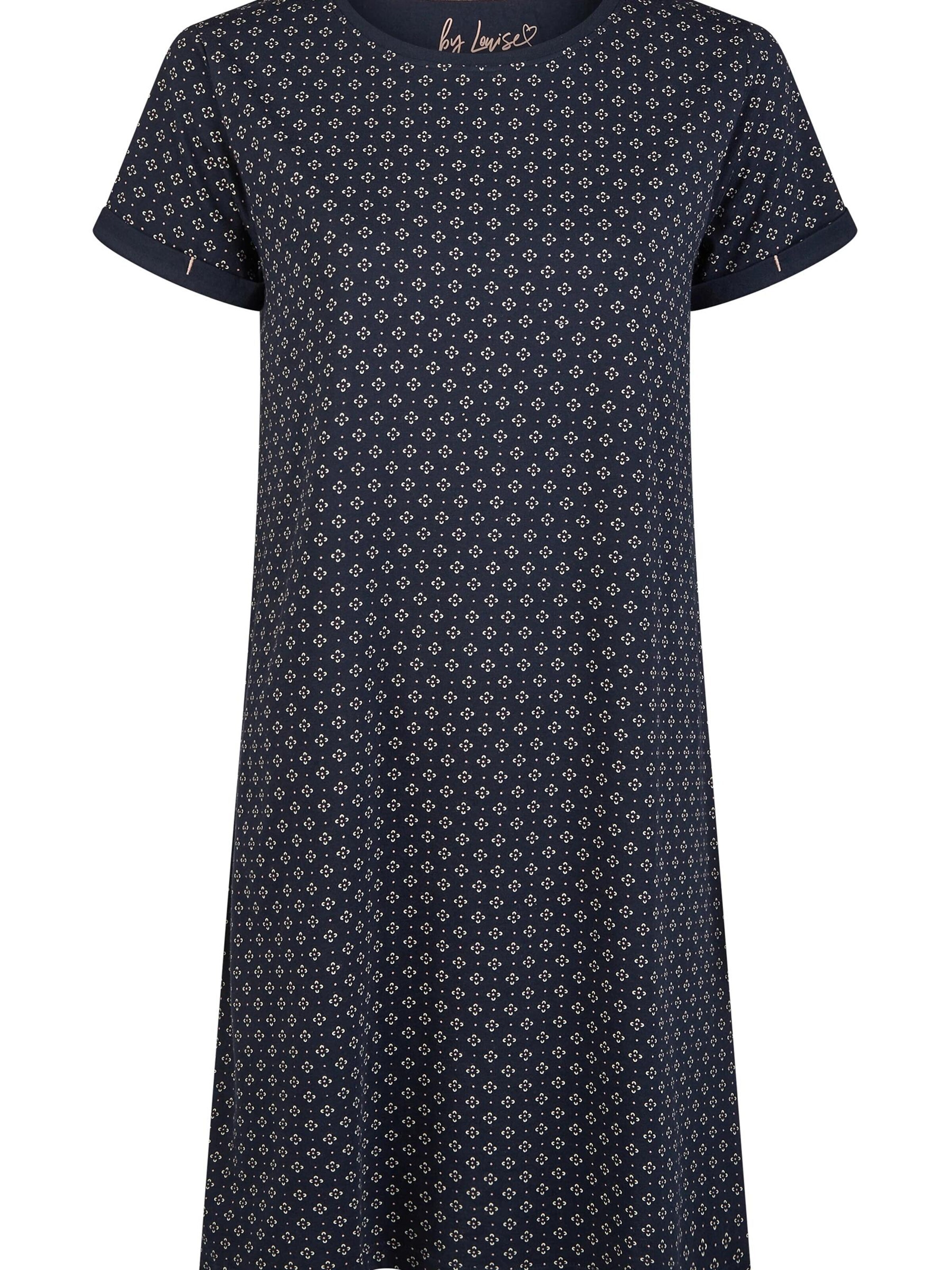 By Louise Nachthemd 'Essential' in Blauw: voorkant