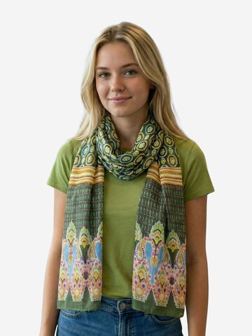 Sunsa Scarf 'Sunsa' in Green: front