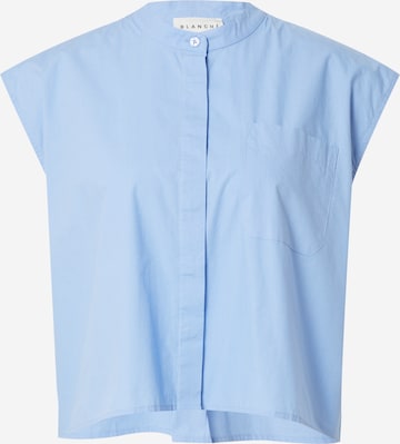 Blanche Blouse in Blauw: voorkant