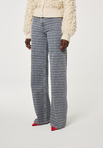 Fabienne Chapot Wide leg Jeans in Blue: front