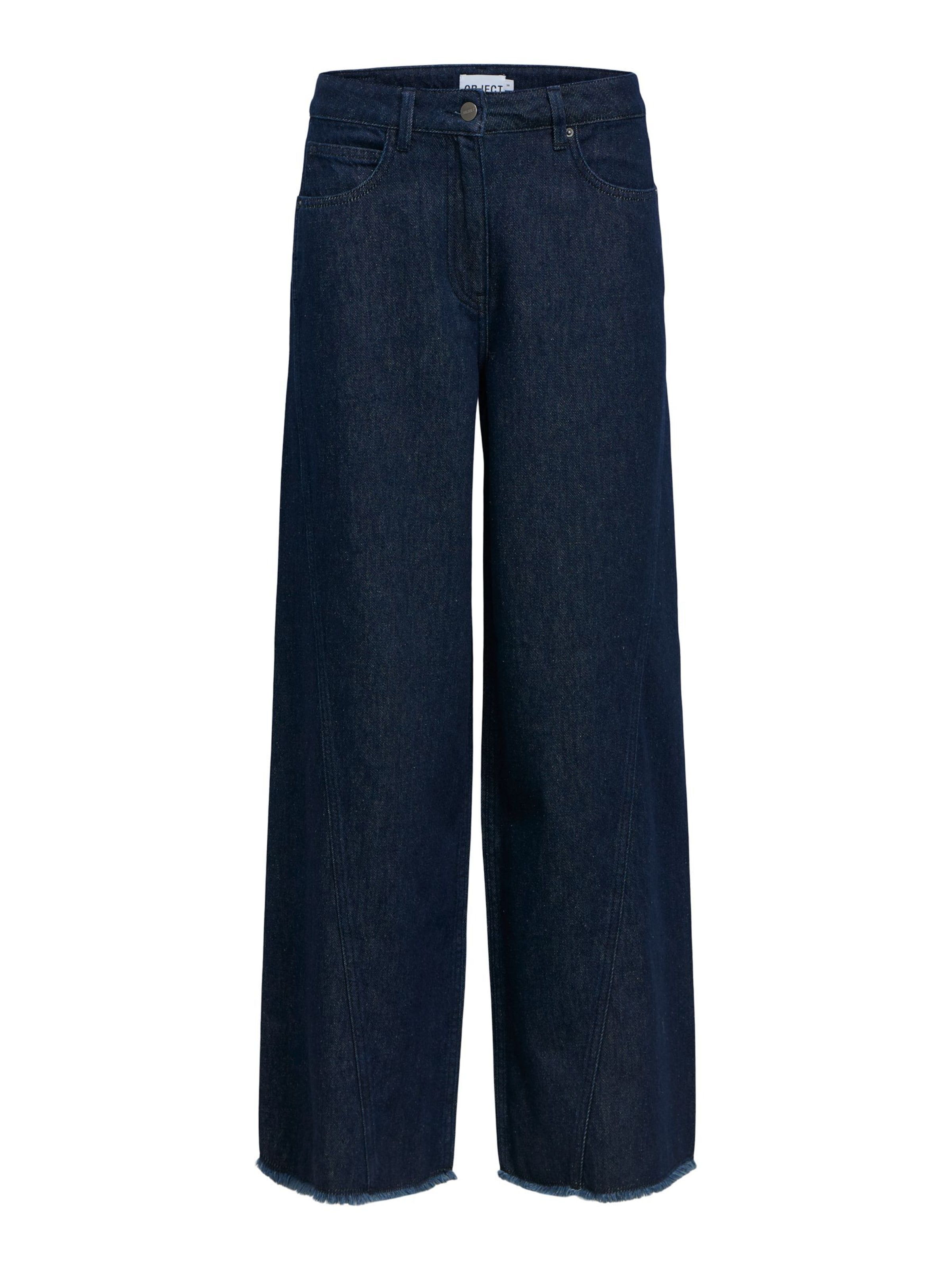 OBJECT Wide leg Jeans 'CILIA' in Blue: front