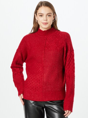 American Eagle Sweter w kolorze czerwony: przód