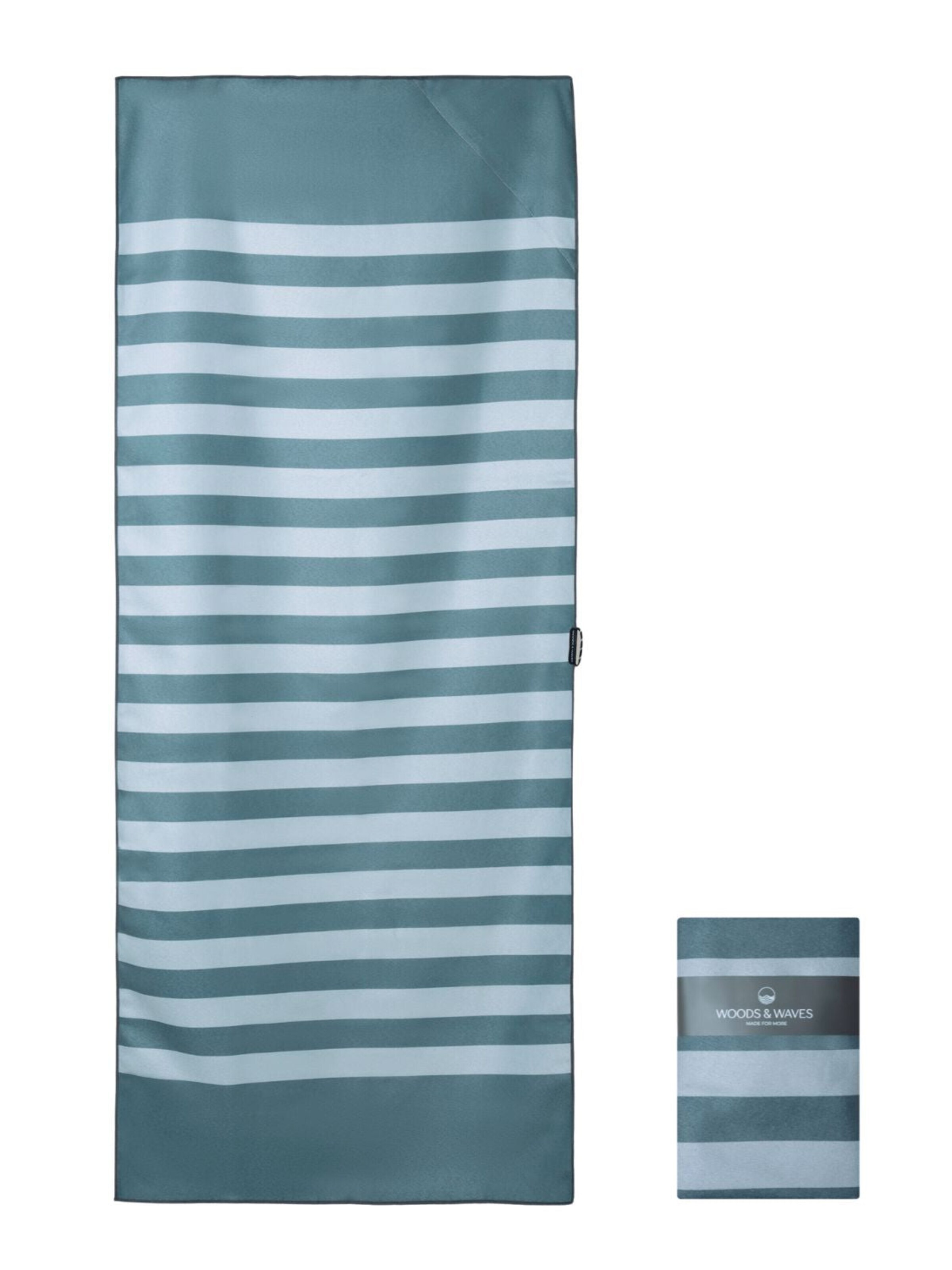 Serviette de plage 'Deep Pine' woodsandwaves en mélange de couleurs : devant