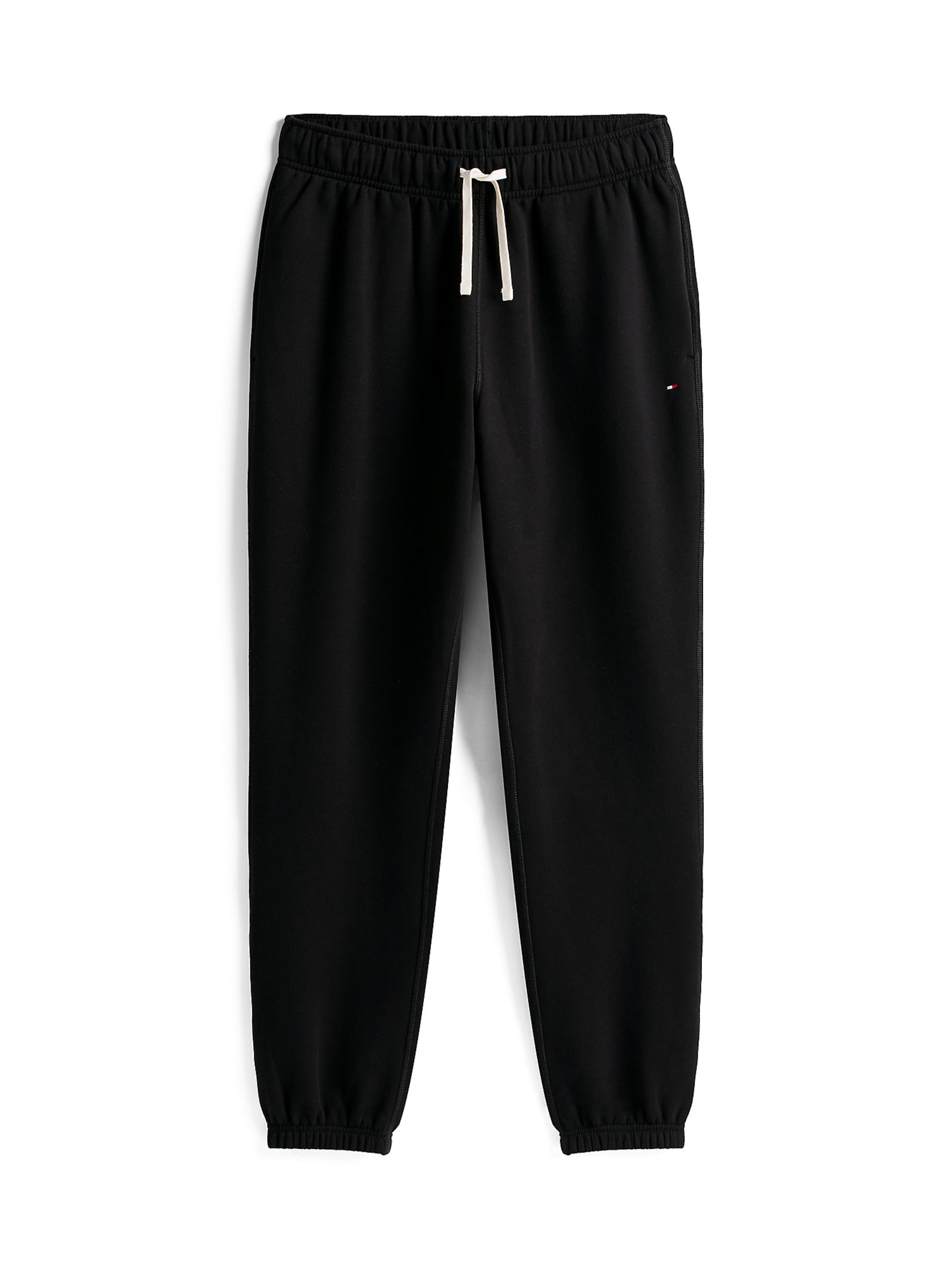 Tapered Pantaloni 'Essential' de la TOMMY HILFIGER pe negru: față