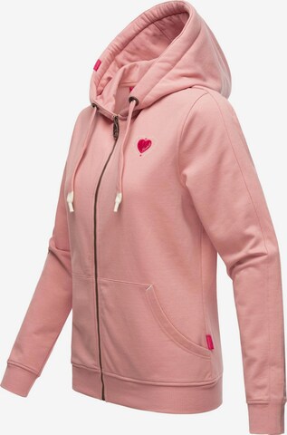 NAVAHOO Sweatjacke 'Cremetörtchen' in Pink